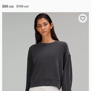 lululemon athletica Women's Green Crewneck Top